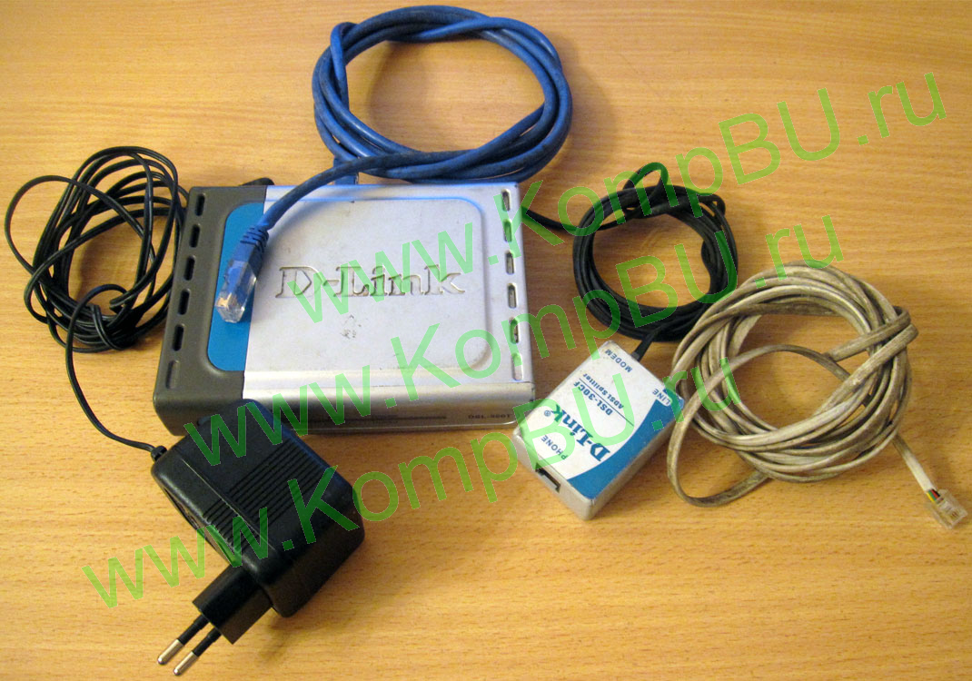 ADSL 2+ модем-роутер Б/У D-link DSL-500T