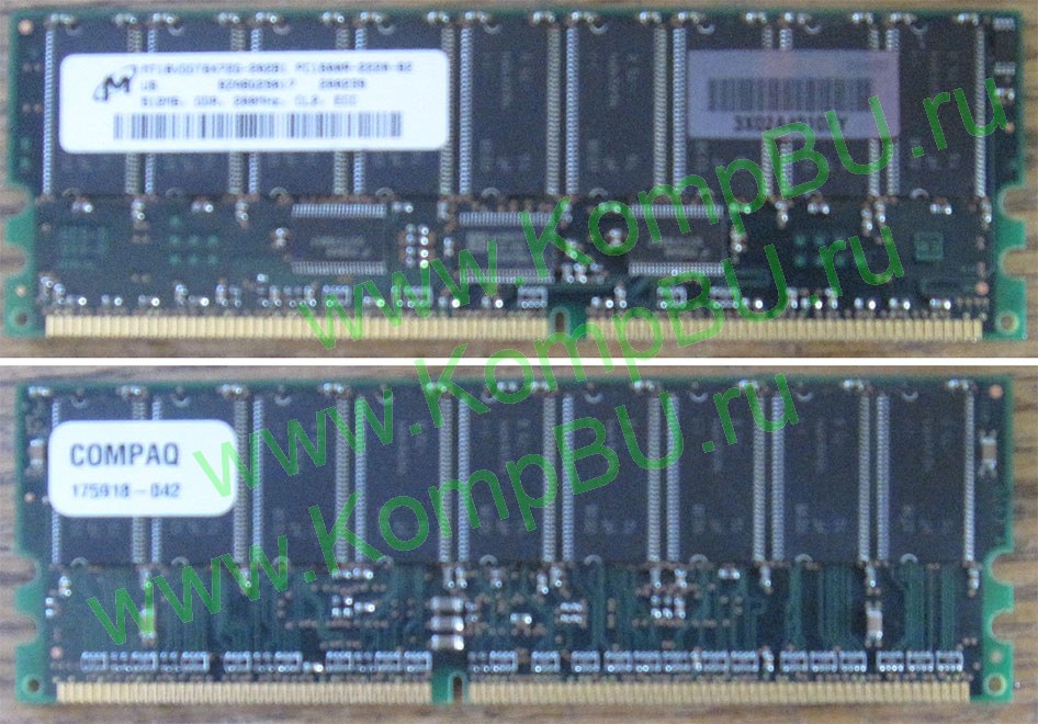 Модуль памяти для HP 512Mb DDR Compaq 175918-042