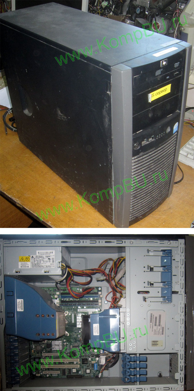 Б/У сервер HP Proliant ML310 G4 470064-194 (Intel Pentium-D 945 (2x3.4GHz) /1024Mb DDR2 ECC /160Gb /CDROM /LAN 1G /410W ATX server case)