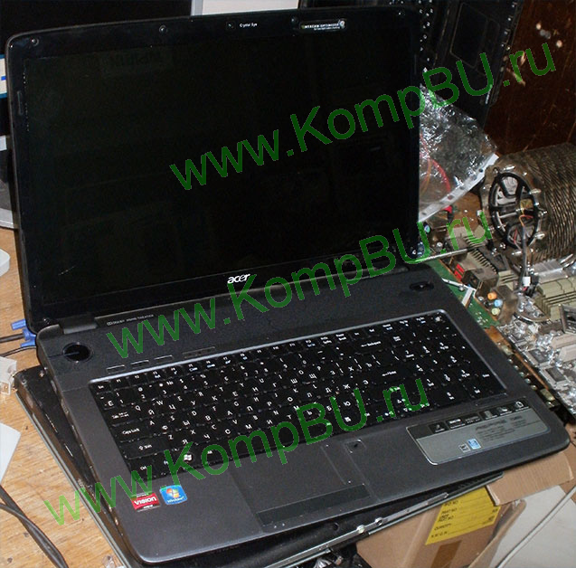 НЕРАБОЧИЙ НЕДОУКОМПЛЕКТОВАННЫЙ двухядерный ноутбук Acer Aspire 7540G-504G50Mi (AMD Turion II X2 M500 (2x2.2Ghz) /no RAM! /no HDD! /ATI Radeon HD4570 (HDMI) /DVDRW DL /CardReader /sound /LAN 1G /Wi-Fi /WebCamera /17.3" TFT 1600x900)